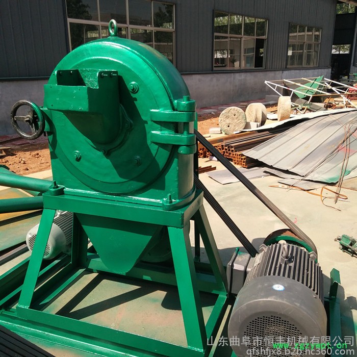 杂草药材齿盘粉碎机 齿盘自动进料粉碎机  青干草粉碎机图3