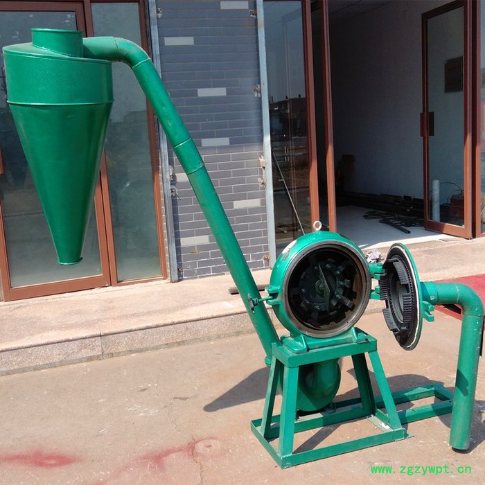 药材粉碎机 小型卧式齿盘式粉碎机 乾宇牌全自动粉碎机价格 **图5