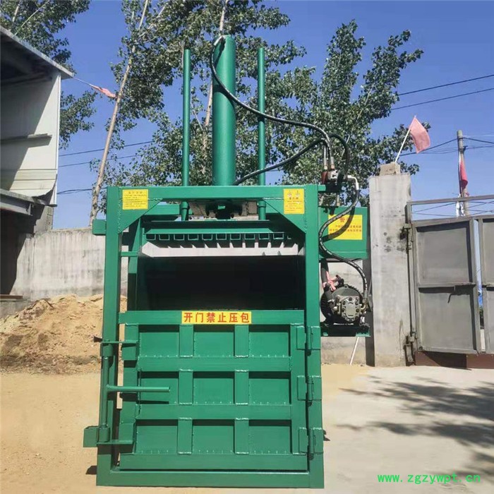 金佳液压废纸打包机设备 立式编织袋药材打包机 高压力立式易操作压缩机图6