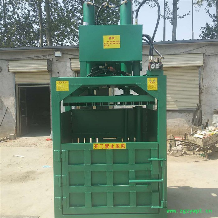 金佳液压废纸打包机设备 立式编织袋药材打包机 高压力立式易操作压缩机图7