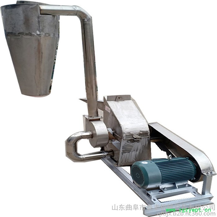 泰丰小麦秸秆锤片粉碎机 小型玉米饲料粉碎机 中药材纤维粉碎机图7