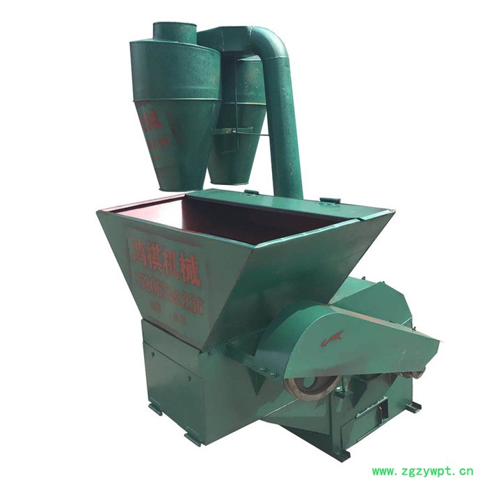 自动进料粉碎机 中草药粉碎机型号 玉米秸秆粉碎机 鸿祺稻草粉碎机图3