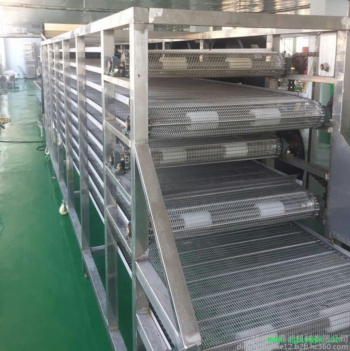 鼎鸿牌FG-3000型叶菜去水风干机 山楂风干流水线 网带输送风干机 中药材干燥设备 火腿肠风干机 鱼肠干燥设备图6