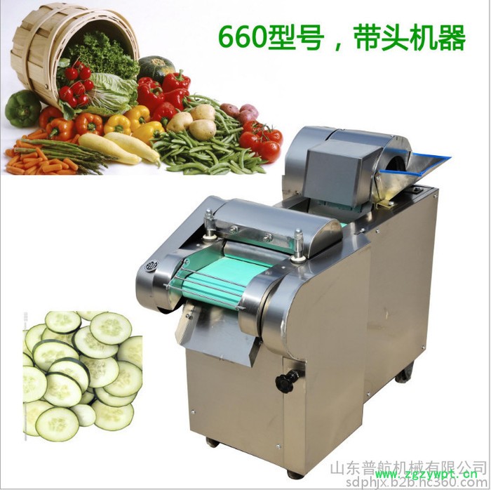 多功能不锈钢切菜机 普航家用660型土豆切片机 生产切药材机械设备图5