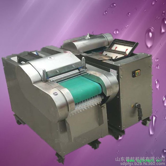 多功能不锈钢切菜机 普航家用660型土豆切片机 生产切药材机械设备图3