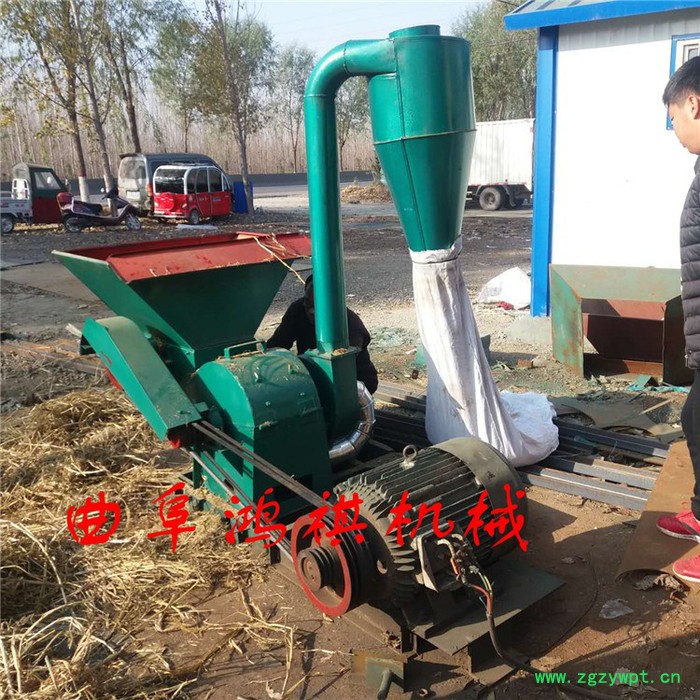 自动送料秸秆粉碎机 山药秧 大型秸秆粉碎机 鸿祺机械图8