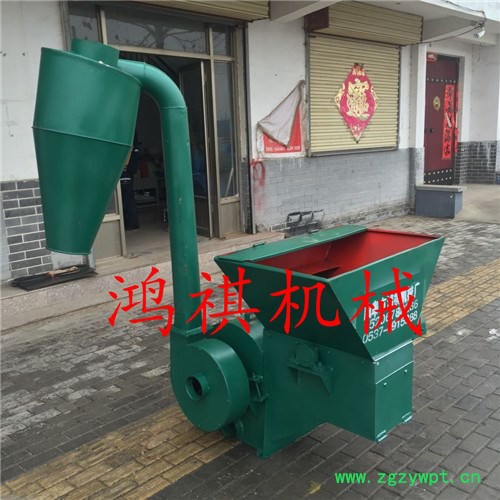 鸿祺自动进料铡草粉碎机 秸秆粉碎颗粒机 中草药粉碎机型号图7