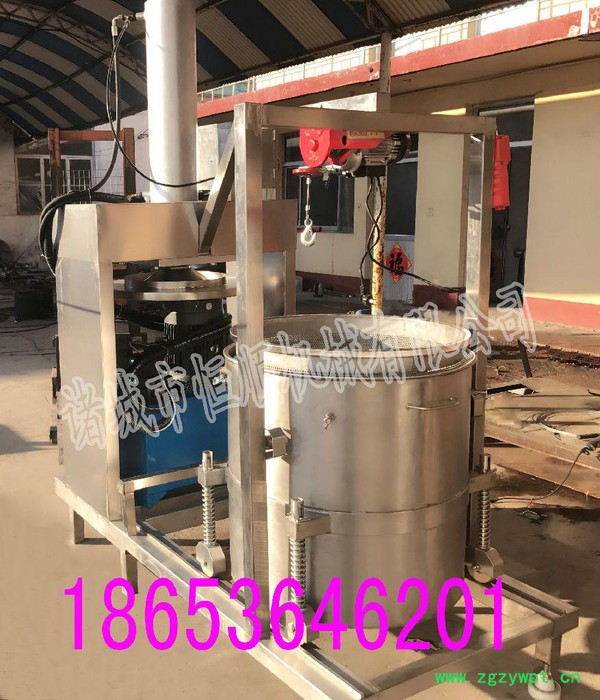 药材药渣压榨机 药渣过滤脱水机 含水物料固液分离设备图3