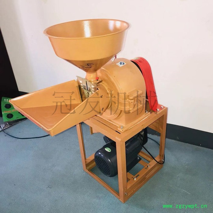 冠发中药磨粉机 电动家用面粉机 齿盘粉碎机图5