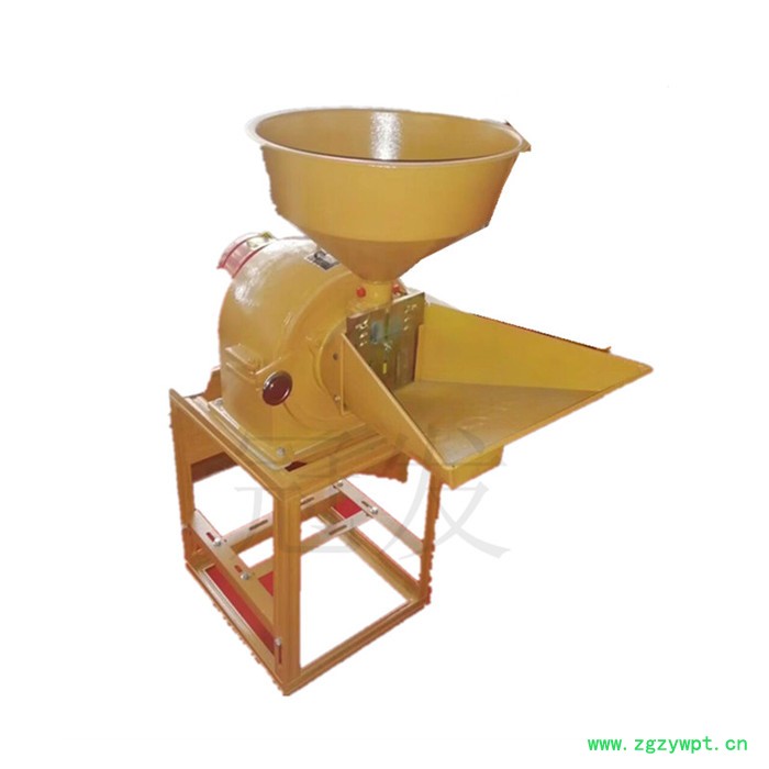 粮食中药粉碎机 小型磨粉机 玉米去皮磨面机图3