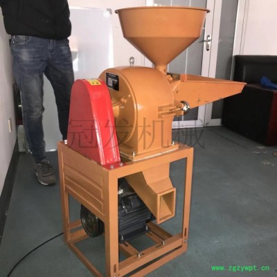 粮食中药粉碎机 小型磨粉机 玉米去皮磨面机