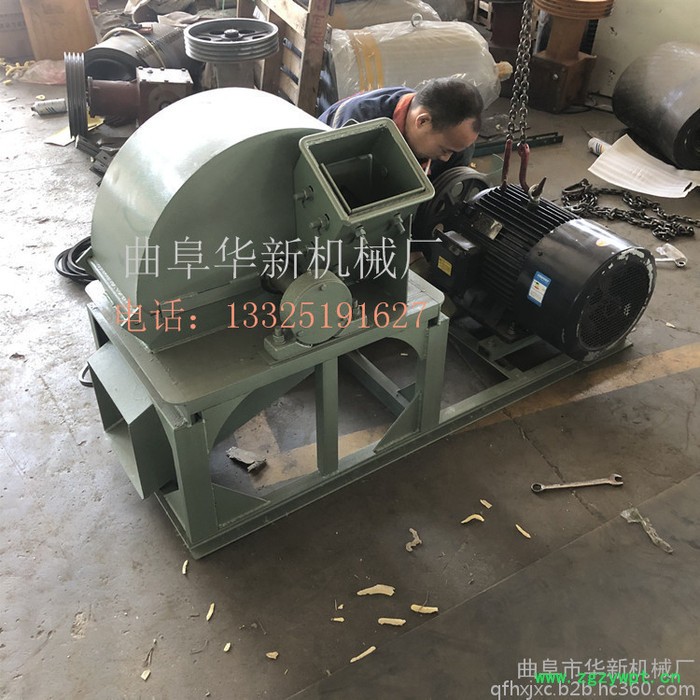 实力厂家小型电动木材粉碎机 现货供应 竹子秸秆果壳中草药粉碎 400型木材粉碎机图4