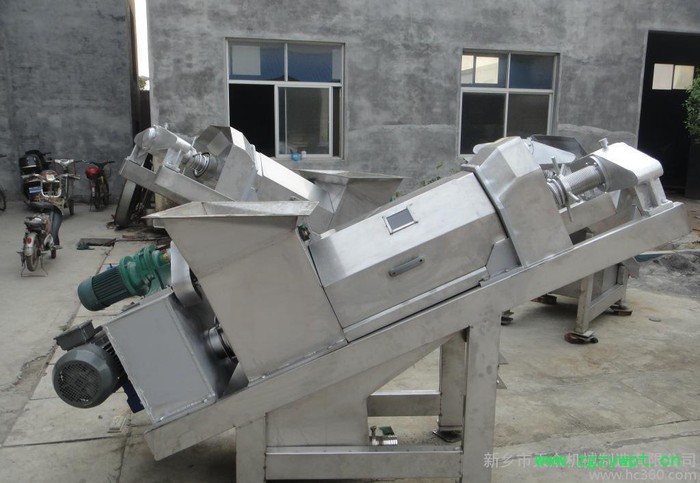 吉林药渣药材脱水压榨挤压设备、通化市药材药挤压脱水渣固液分离机 压滤设备图5