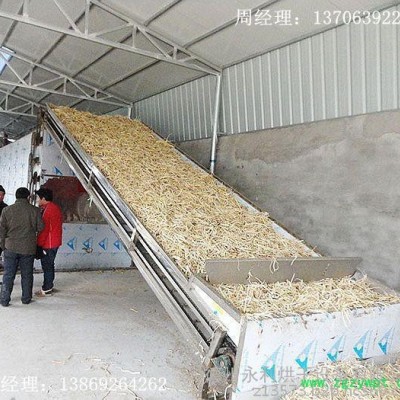 厂家定制桔梗烘干机 中草药干燥机 地黄烘干机 带式热风多层烘干机