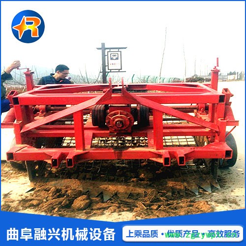 前胡药材收获机 白芷当归挖药机价格 山东融兴起药机黄芪收获机视频   药材收获机  酿酒设备图3