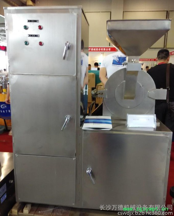 40B多功能吸尘粉碎机 中药材五谷杂粮连续粉碎机 不锈钢封闭式除尘打粉机图2