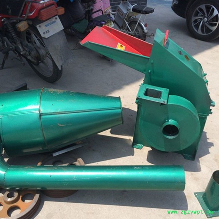 供应小型锤片玉米秸秆粉碎机 家畜饲料粉碎加工设备 中草药粉碎机图5