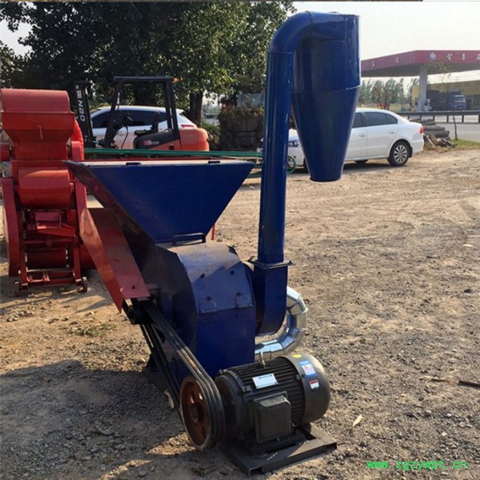 优民 多功能大型玉米秸秆饲料粉碎机 家用小型稻草料中草药花生秧粉碎图8