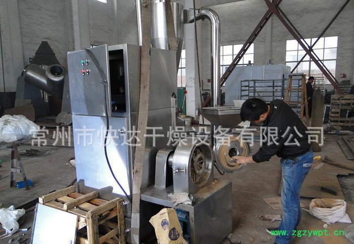 中草药粉碎机-不锈钢带除尘超细磨机图3