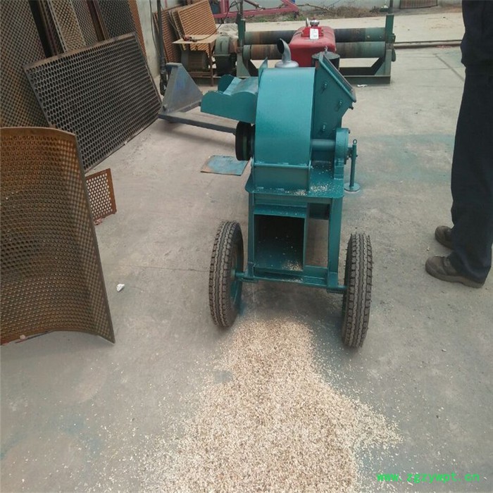 双进料口木材粉碎机 树枝树杆木屑粉碎机 中药材粉碎机图2