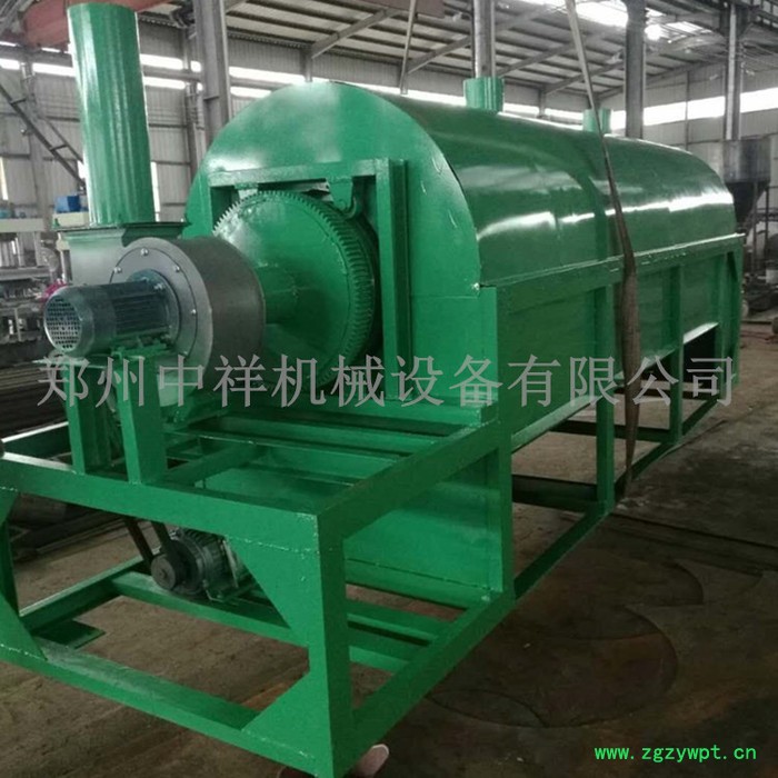 木屑药渣电加热滚筒烘干机 果渣粮食抽气除尘间歇式小型滚筒烘干机