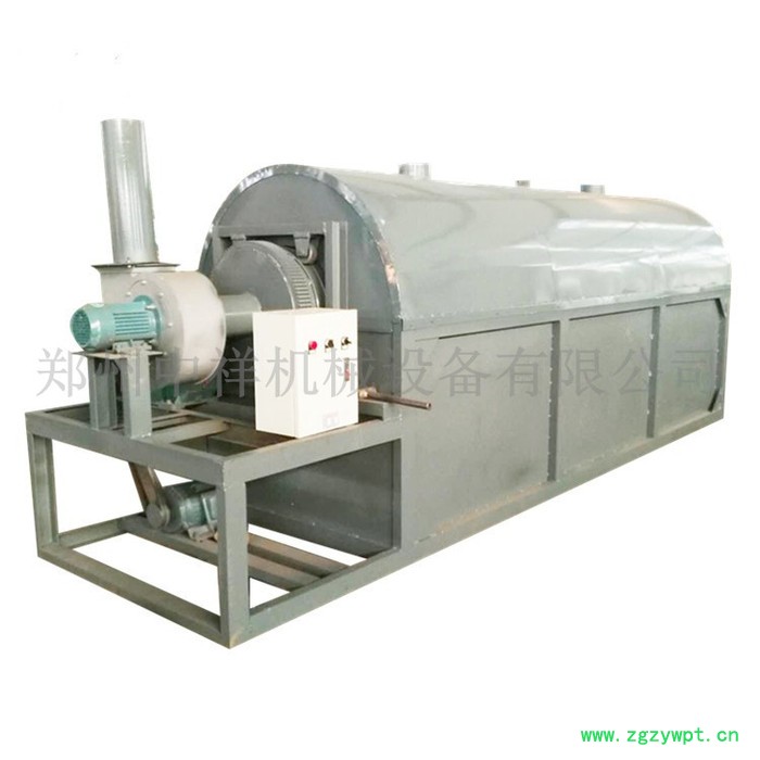 木屑药渣电加热滚筒烘干机 果渣粮食抽气除尘间歇式小型滚筒烘干机图4