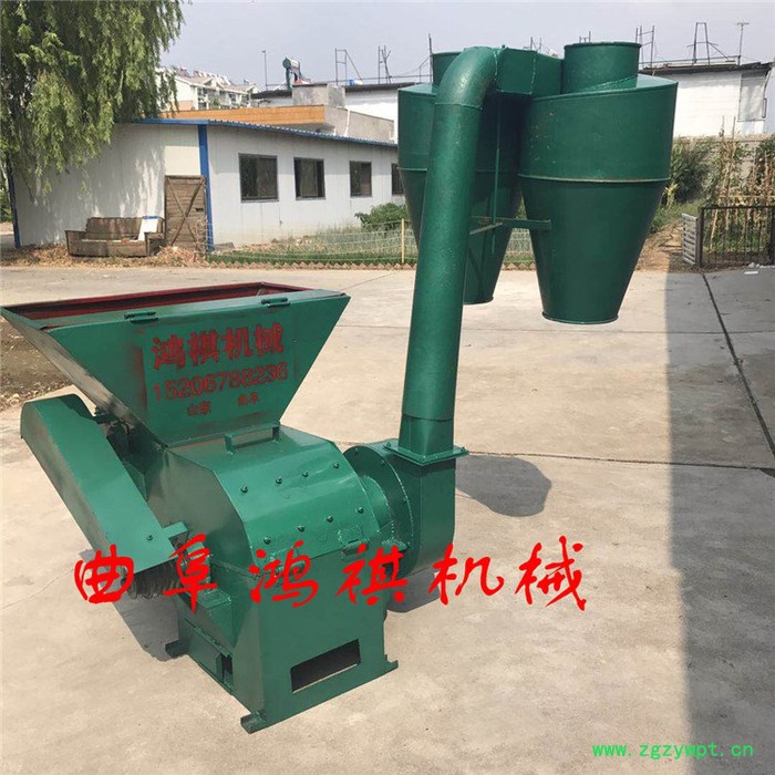 陇西县 花生秧饲料草粉机 药粉饲料粉碎机 饲料加工粉碎机图3