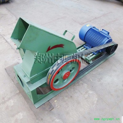 400小型盘式木材削片机 木材粉碎机 竹材棉杆木柴药材切片机 小型粉碎设备