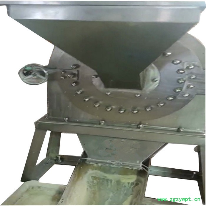 泰丰不锈钢化工块粉碎机 不锈钢中药药渣粉碎机 干湿大米磨粉机图3