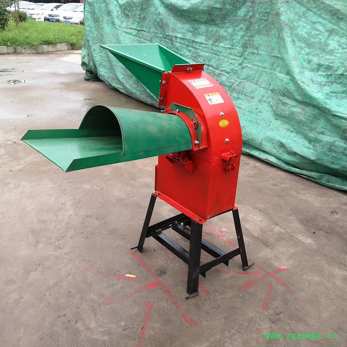 移动式小型电动铡草机 养殖青菜野草切碎机 中草药加工粉碎机图3