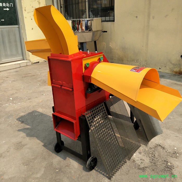 移动式小型电动铡草机 养殖青菜野草切碎机 中草药加工粉碎机图6