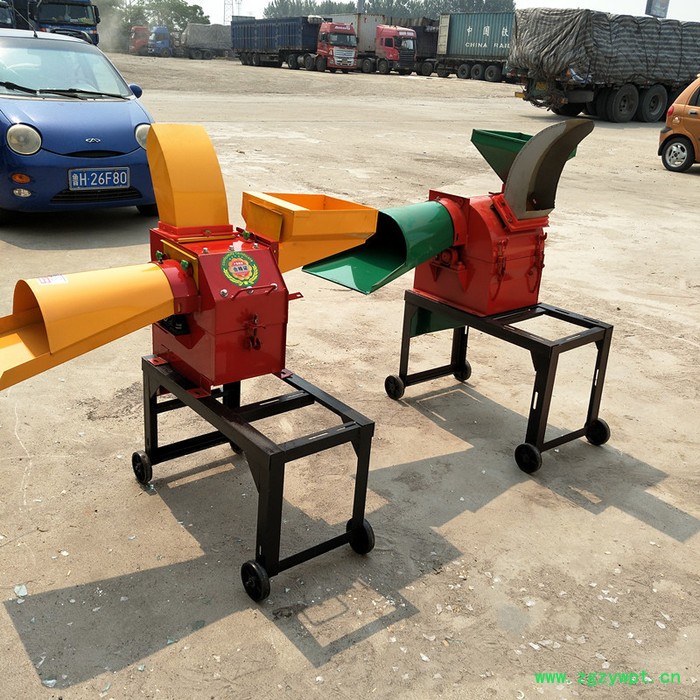 移动式小型电动铡草机 养殖青菜野草切碎机 中草药加工粉碎机图5