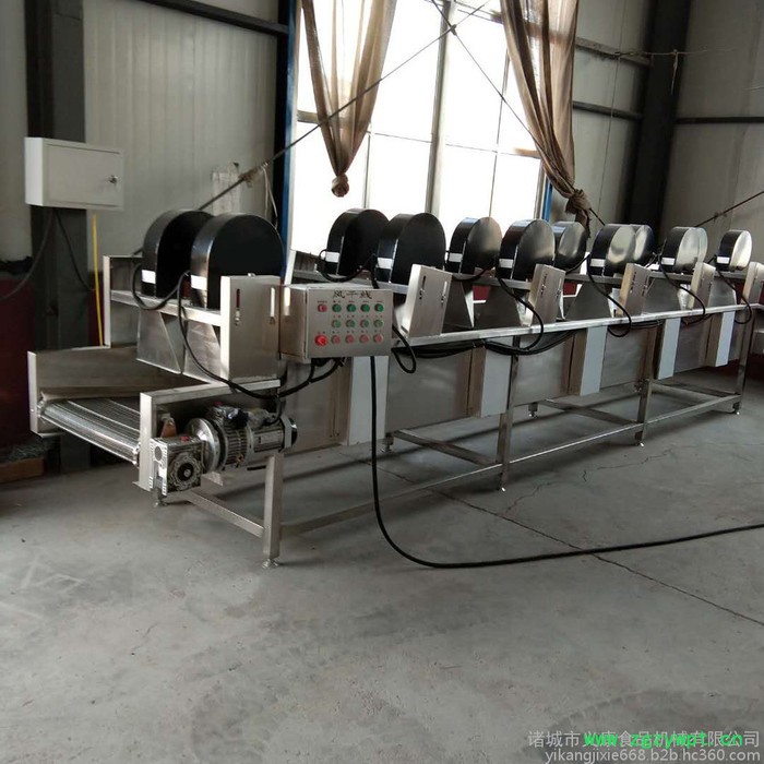 义康牌FG-6000型 药材清洗风干线 茶叶清洗沥水风干机 咸鸭蛋杀菌干燥机图7