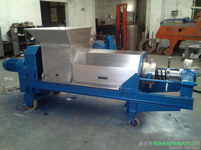 海南大型药渣药材脱水压榨挤压设备、大产量药材药挤压脱水渣固液分离机 药渣脱水机图8