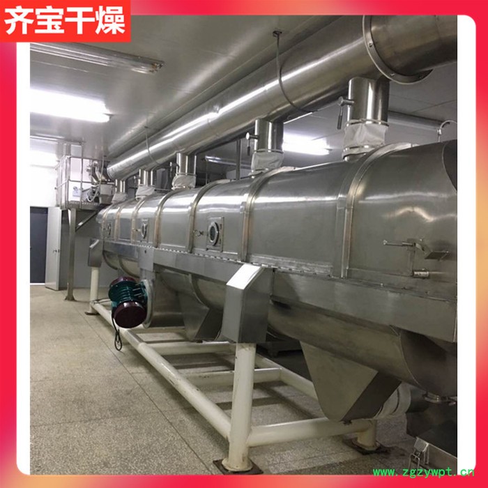 0.6×6米不锈钢直线振动流化床干燥机,药品颗粒烘干机,鸡精味精流化床烘干机图4