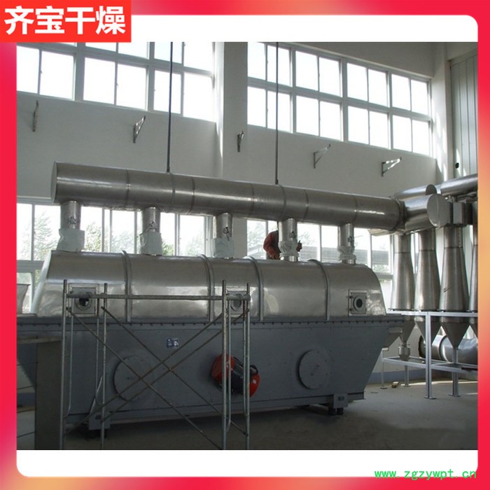 0.6×6米不锈钢直线振动流化床干燥机,药品颗粒烘干机,鸡精味精流化床烘干机图2