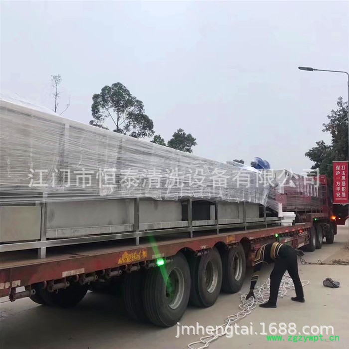 汽车排气管清洗机不锈钢管材管件除油通过式超声波清洗烘干线 带式干燥设备图2