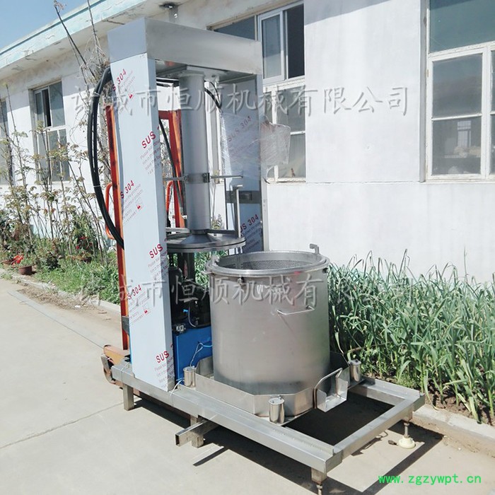 大型中药材泡酒渣汁分离压榨机  自动出料挤压过滤压榨设备图7