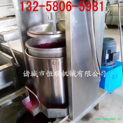 大型中药材泡酒渣汁分离压榨机  自动出料挤压过滤压榨设备