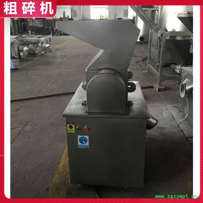 玉米芯粉碎机 小型贝壳饲料草药粗碎机 万能粉碎机 连续投料破碎机图2