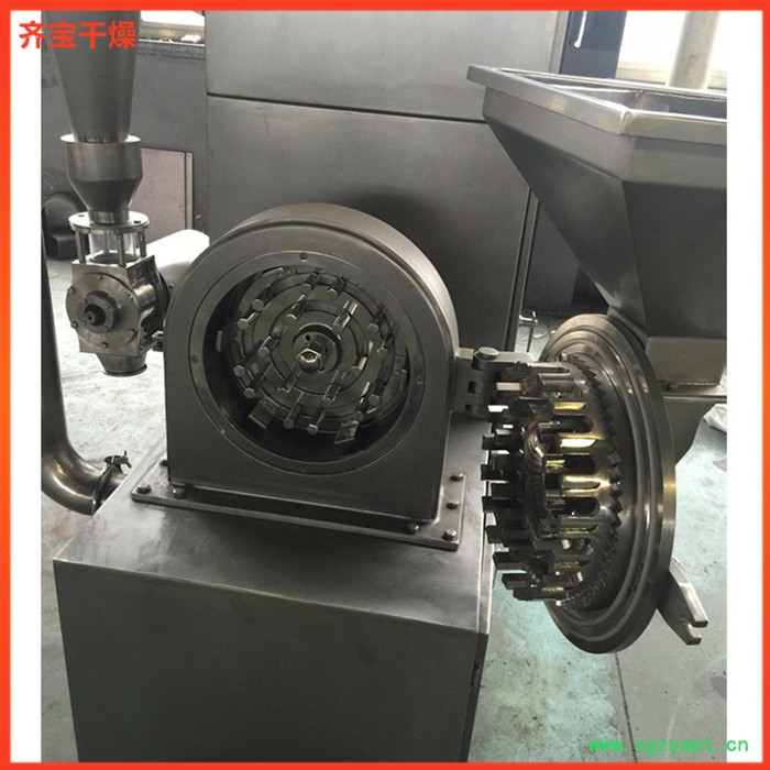 中药材打粉机 不锈钢锤式粉碎设备 50B级粉碎机 纤维性干姜药材打粉机图2