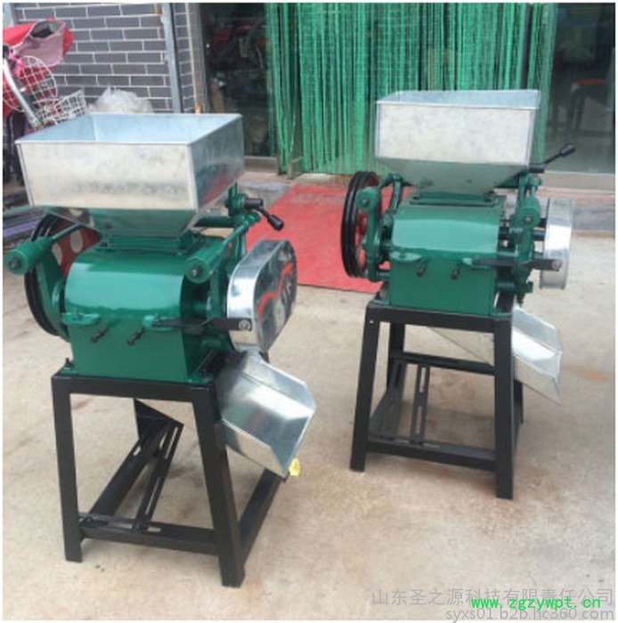 药材专用粉碎压扁设备玉米轧碎 生产工厂压扁机图5