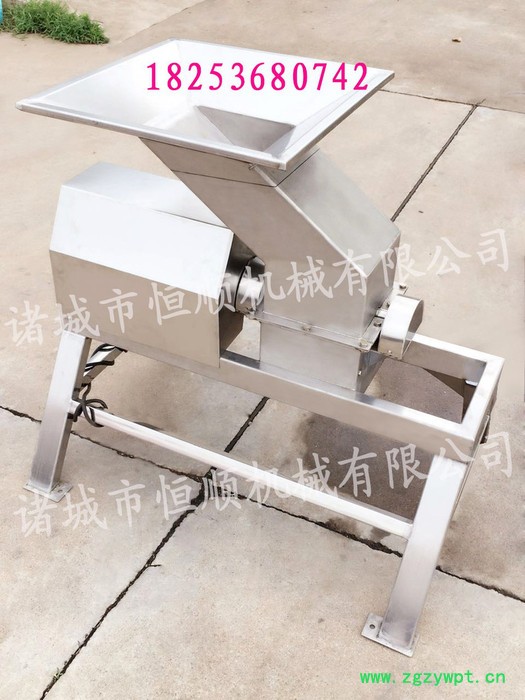 中药、中药渣粉碎设备 大姜、黄姜、圣女果粉碎设备 大姜快速粉碎机图6