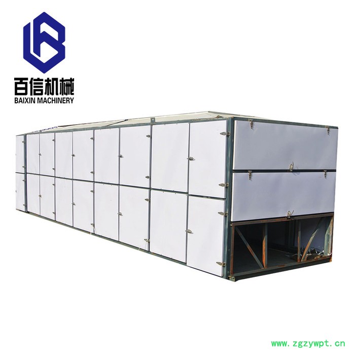 河南百信陈皮干燥机 连续式网带中药材烘干设备 陈皮加工生产线图5