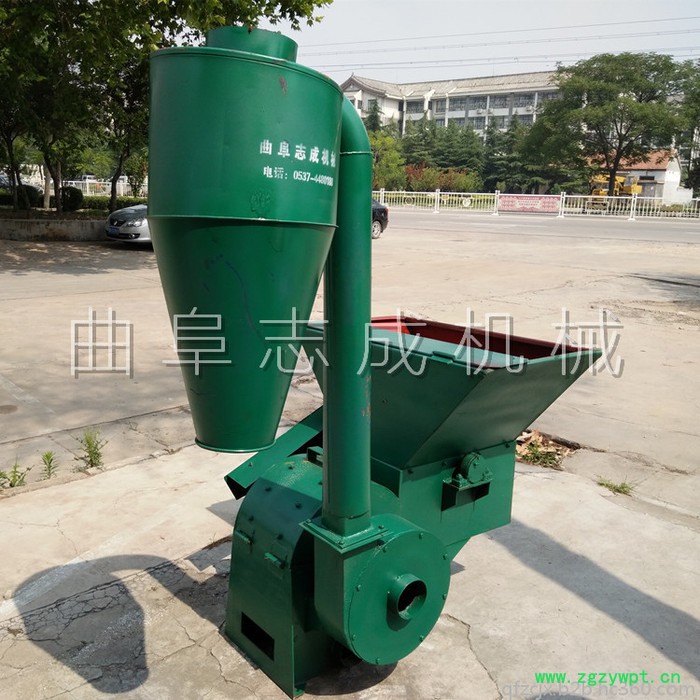 生产家用中草药粉碎机生产厂家干草自动进料打粉机高效耐用图2