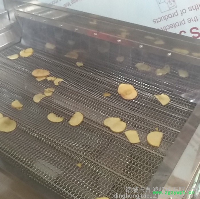 鼎鸿牌HG-4/3型银耳烘干机 香菇干燥设备 脱水蔬菜烘干线 柠檬烘干机 枸杞烘干流水线 网带输送烘干线 药材烘干机图2