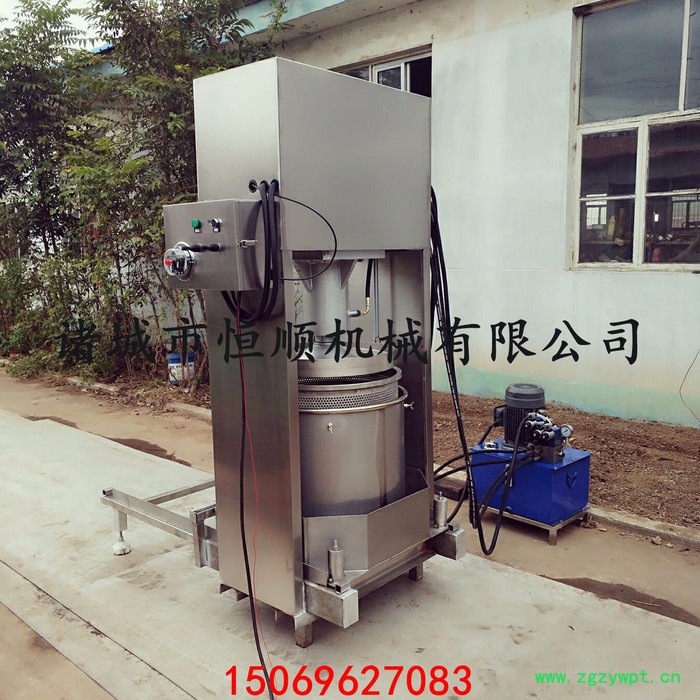 中药材液体提取分离设备 米酒酒糟固液分离压榨机 液压压榨机图2