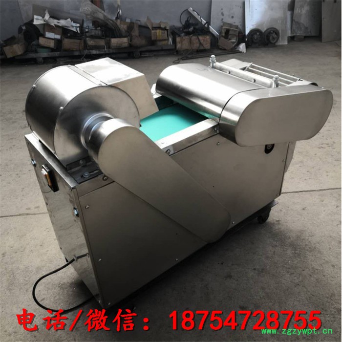 商丘现货中药材蘑菇豆角切片切丝切丁切段设备 全自动不锈钢切菜机价格图8