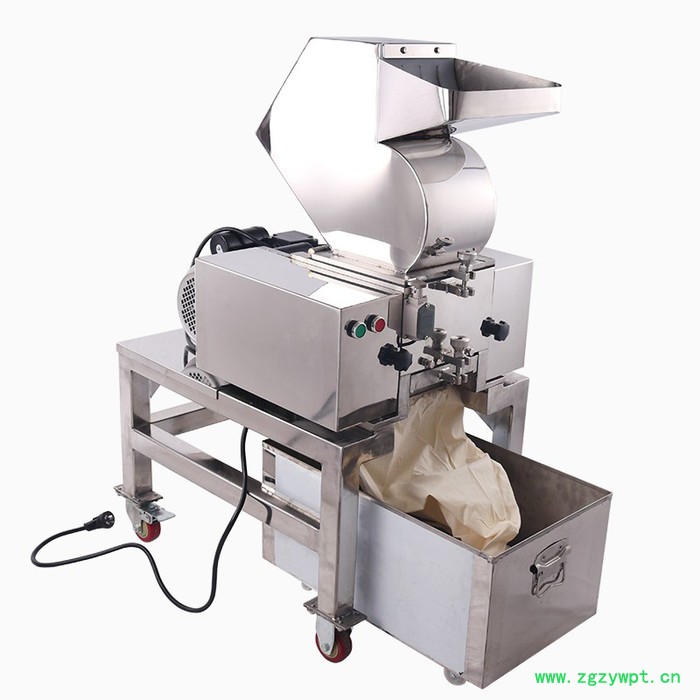 旭朗不锈钢破碎机大型工业食品中草药材塑料多功能粒粗碎设备商用图3
