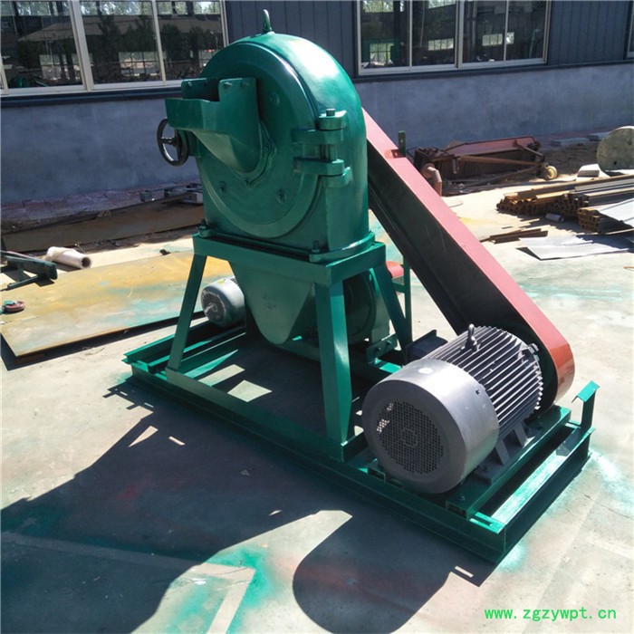 泰丰全自动齿盘粉碎机 邵阳稻壳除尘粉碎机 杂草药材打粉机出口设备图6